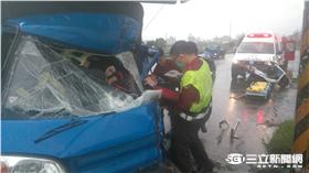 車禍現場　（翻攝畫面）