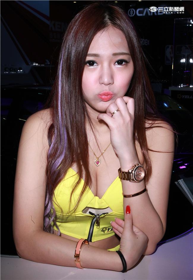 正妹林薇多。（記者邱榮吉/攝影）