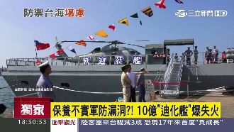 疑似未落實保養　害10億迪化艦失火