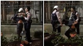 大學生,警察,妨害公務,攻擊
圖／翻攝自爆料公社影片