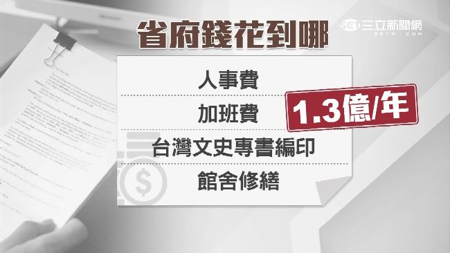 省政府很會花　立委痛批「盲腸單位」