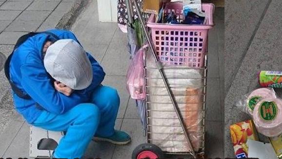 不擺攤恐睡馬路　奶奶蜷縮身體：累了