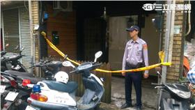 萬華暗夜大火造成兩人死亡。（楊忠翰攝）