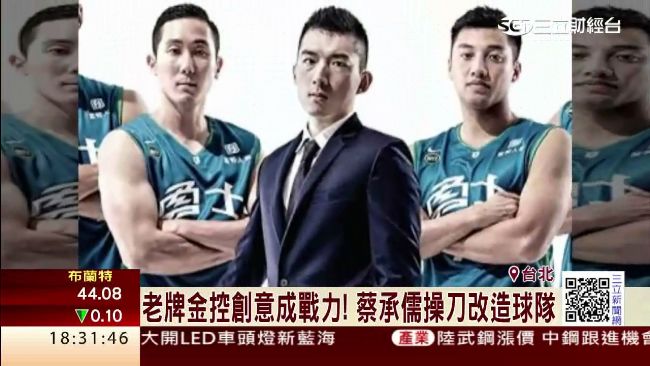 富邦金控注年輕力　蔡承儒操刀造球隊