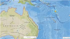 萬那杜外海地震（圖／翻攝自USGS）