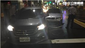 林姓男子疑毒駕撞採訪車釀禍（翻攝畫面）