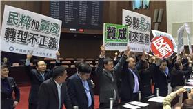 國民黨抗議民進黨是多數暴力(圖翻攝字王定宇臉書)