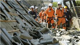 熊本強震,大地震,熊本城▲圖／路透社／達志影像