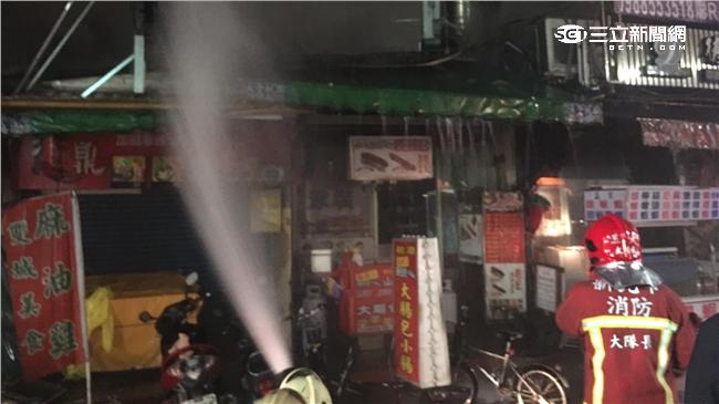 三和夜市氣爆大火　2男燒燙傷送醫