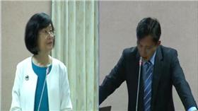 黃國昌,羅瑩雪　圖／翻攝自立法院直播