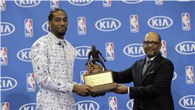 Kawhi Leonard,年度最佳防守球員（ap）