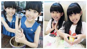 ▲雙胞胎與姐姐討論「男神」。（圖／翻攝自雙胞胎樂樂媃媃臉書） https://www.facebook.com/taiwantwingirls/timeline