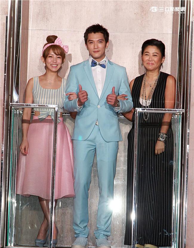 邱澤、郭書瑤、藍心湄。（記者邱榮吉/攝影