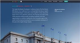 Apple WWDC　開發者大會　官網
