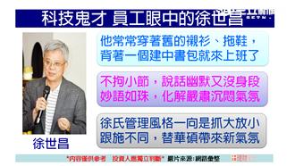 華碩新CSO　「科技鬼才」徐世昌