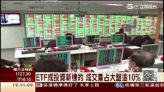 ETF變新標的　成交量占大盤10%