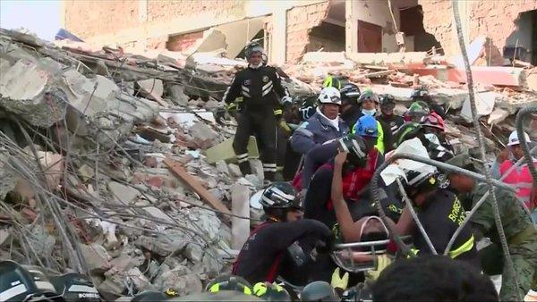 強震重創　厄瓜多百死數千人失蹤