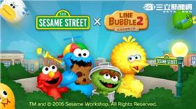 ▲芝麻街x 《LINE Bubble 2》 眾多經典布偶加入驚奇的冒險之旅（圖／LINE）