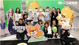 ▲LINE進台灣文博會　廢物女友現身啦（圖／LINE）