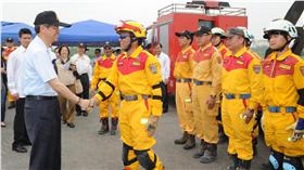 行政院長張善政視察。行政院提供