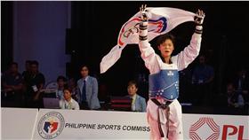 跆拳道亞錦賽奧運國手莊佳佳摘金（圖／中央社）