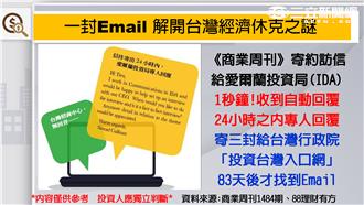 一封E-Mail　解開台灣經濟休克之謎