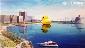 黃色小鴨游進澳門，與恐龍拚人氣。（圖／澳門旅遊局提供）
