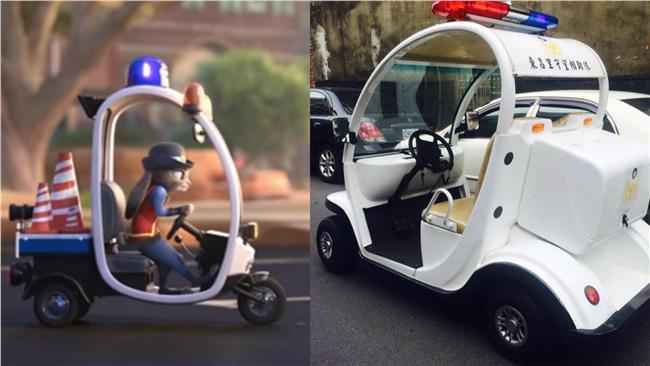 《動物方城市》兔子警車　現蹤街頭