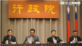 行政院會會後記者會。記者盧素梅攝