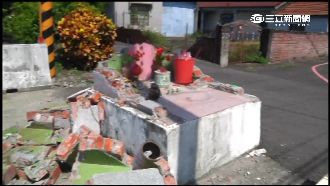 撞毀土地公廟逃逸　闖禍貨車司機遭逮