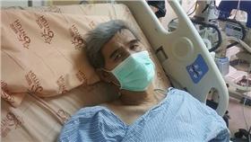 古金水住院（圖／取自跟病魔奮鬥中的十項鐵人：古金水粉絲團）