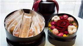 六福旅遊集團旗下生活美學品牌Elite Concept一禮莊園正式宣告推出全新系列手工囍餅－幸福藏寶盒。（圖／六福集團提供）