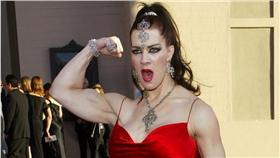 美國摔角女將契納（Chyna）／美聯社