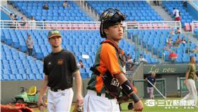 統一獅郭峻偉（／記者王怡翔攝）