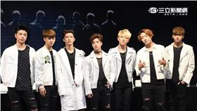 韓國人氣男子團體iKON台北小巨蛋舉辦媒體見面會,邀台灣歌迷演唱會一起嗨