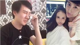 蛇精男、亞美只只、性愛影片（圖／翻攝自刘梓晨的唯一私人小号臉書、亞美只只微博）