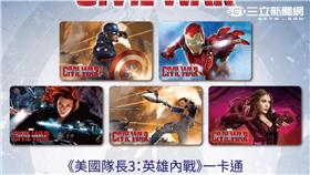 美國隊長3：英雄內戰　一卡通推5款、4月27日開賣　