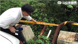 欄杆鏽蝕斷裂　男墬15公尺深溝身亡