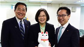 蔡英文,日本民進黨議員　圖／翻攝自蔡英文臉書