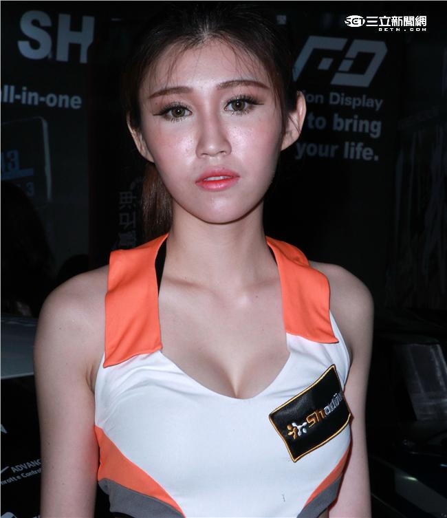 正妹陳筱昀。（記者邱榮吉/攝影）