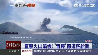 遊客直擊火山爆發　音爆威力驚人！