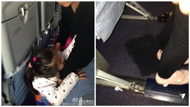 女童機上尿尿　陸網友：又是鄭州！
