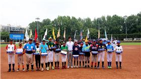 ▲TOTO捐贈給每隻參賽隊五打比賽用球（圖／棒協提供）