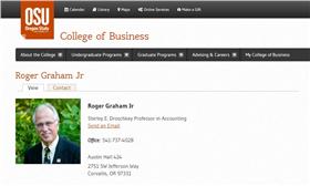 美教授遭鄉民打臉 （圖／翻攝自奧勒岡大學網站）