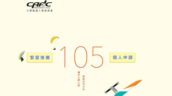 錄取大學個人申請　3、4日填志願序