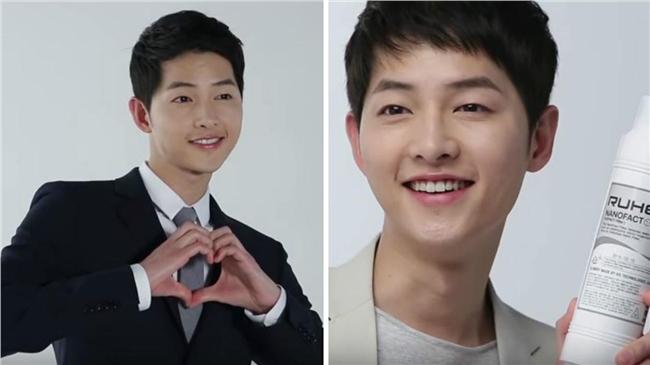 花絮曝光！宋仲基淨水器廣告手比愛心