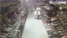 日籍婦人黑河行竊過程（翻攝畫面）