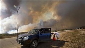 加拿大野火／美聯社