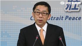 陸委會發言人楊家駿。記者盧素梅攝