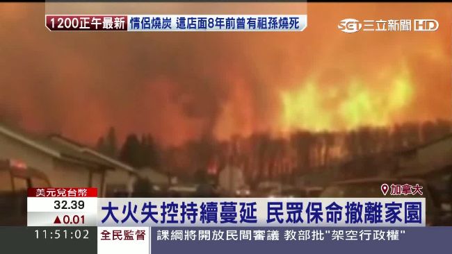 加拿大大火如災難片　外太空也看得到